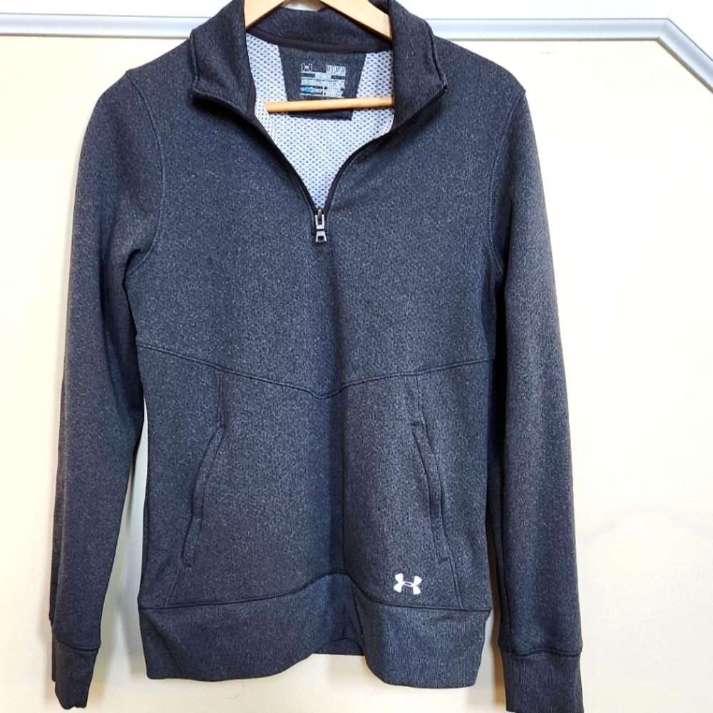 Underarmour women's semifitted coldgear sweatshirt medium new